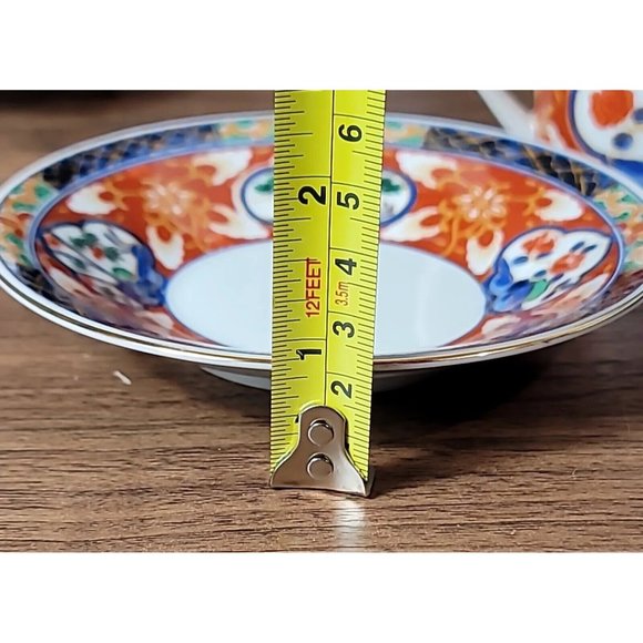 3 TAKAHASHI SAN FRANCISCO Demitasse Coffee Cups & Saucers  Multicolor & Gold Gil - Picture 14 of 16